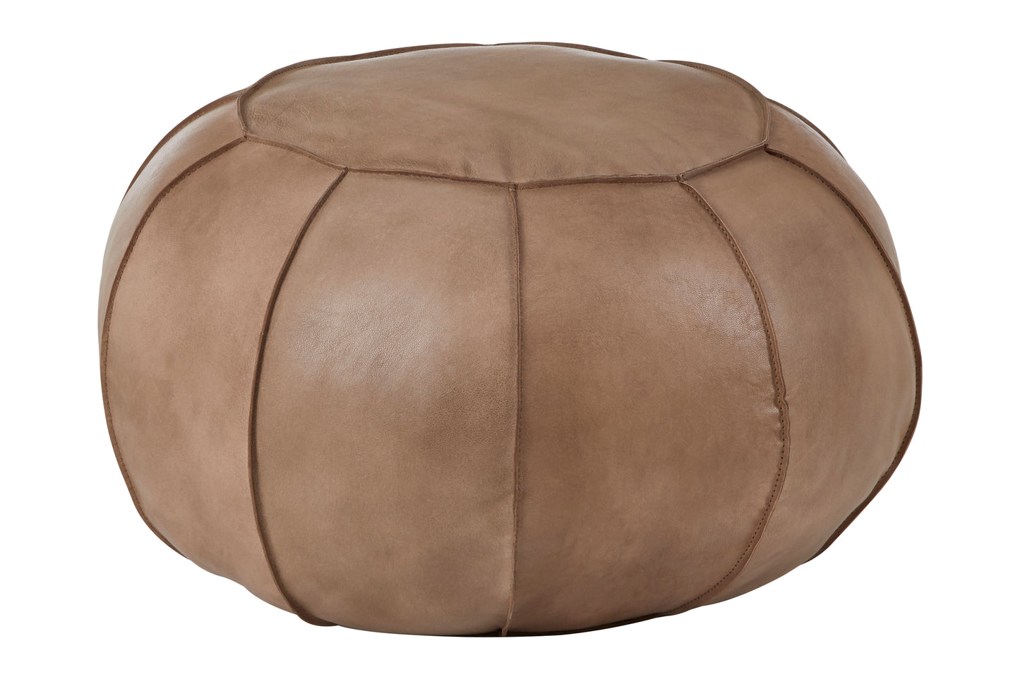 Pouffe Buffalo Grey Leather