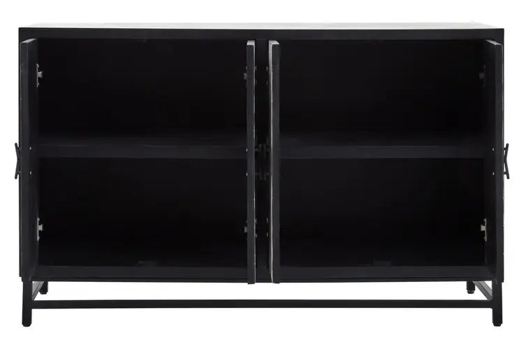 Lombok Four Door internal shelf storage Sideboard