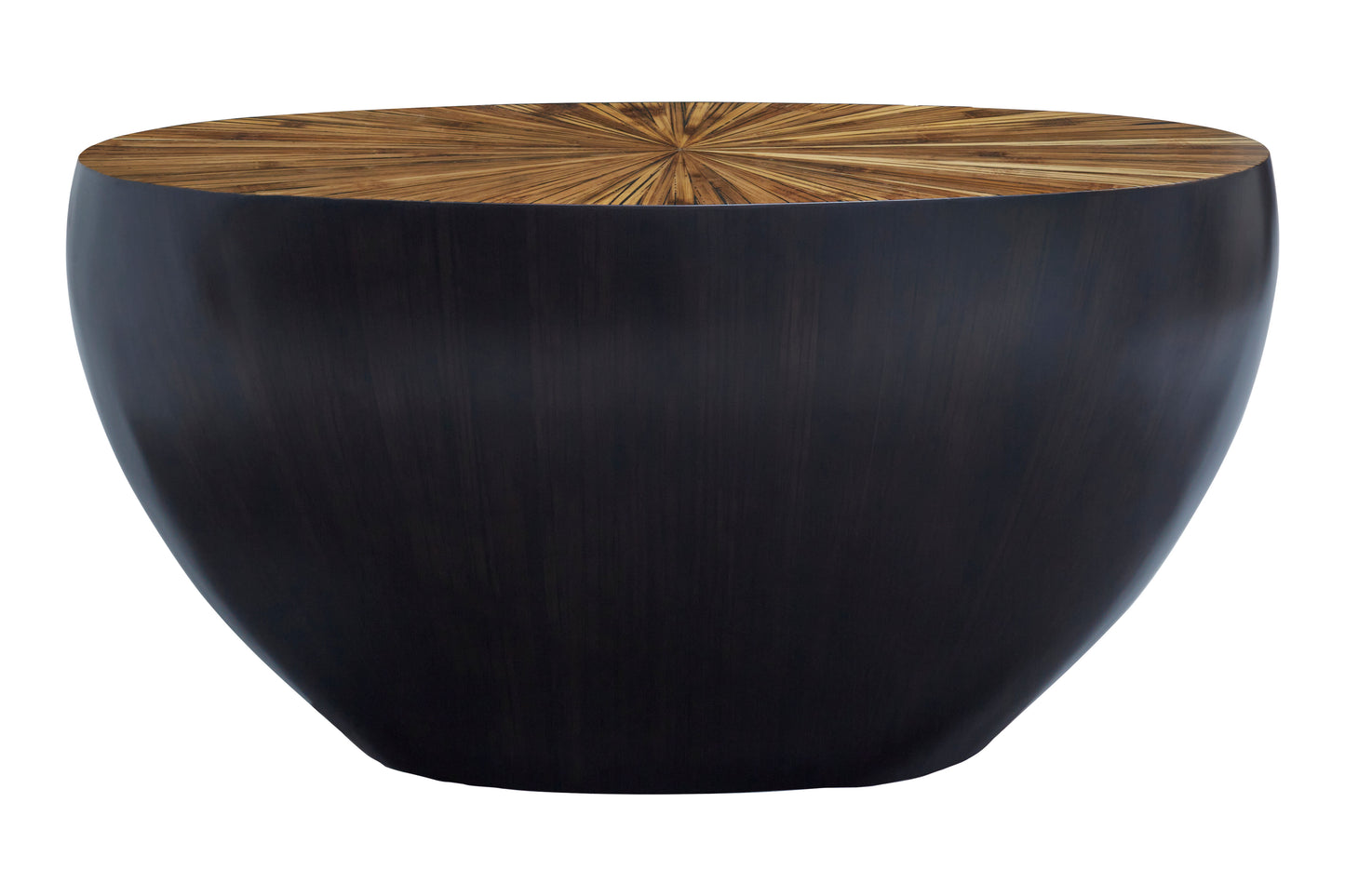Ebony Bamboo Slab Console Table