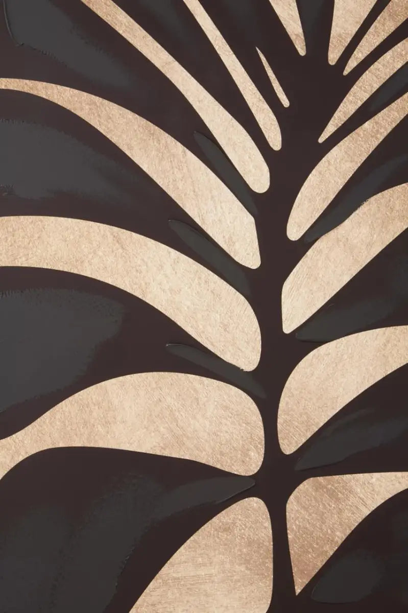 Black Leaf Wall Art