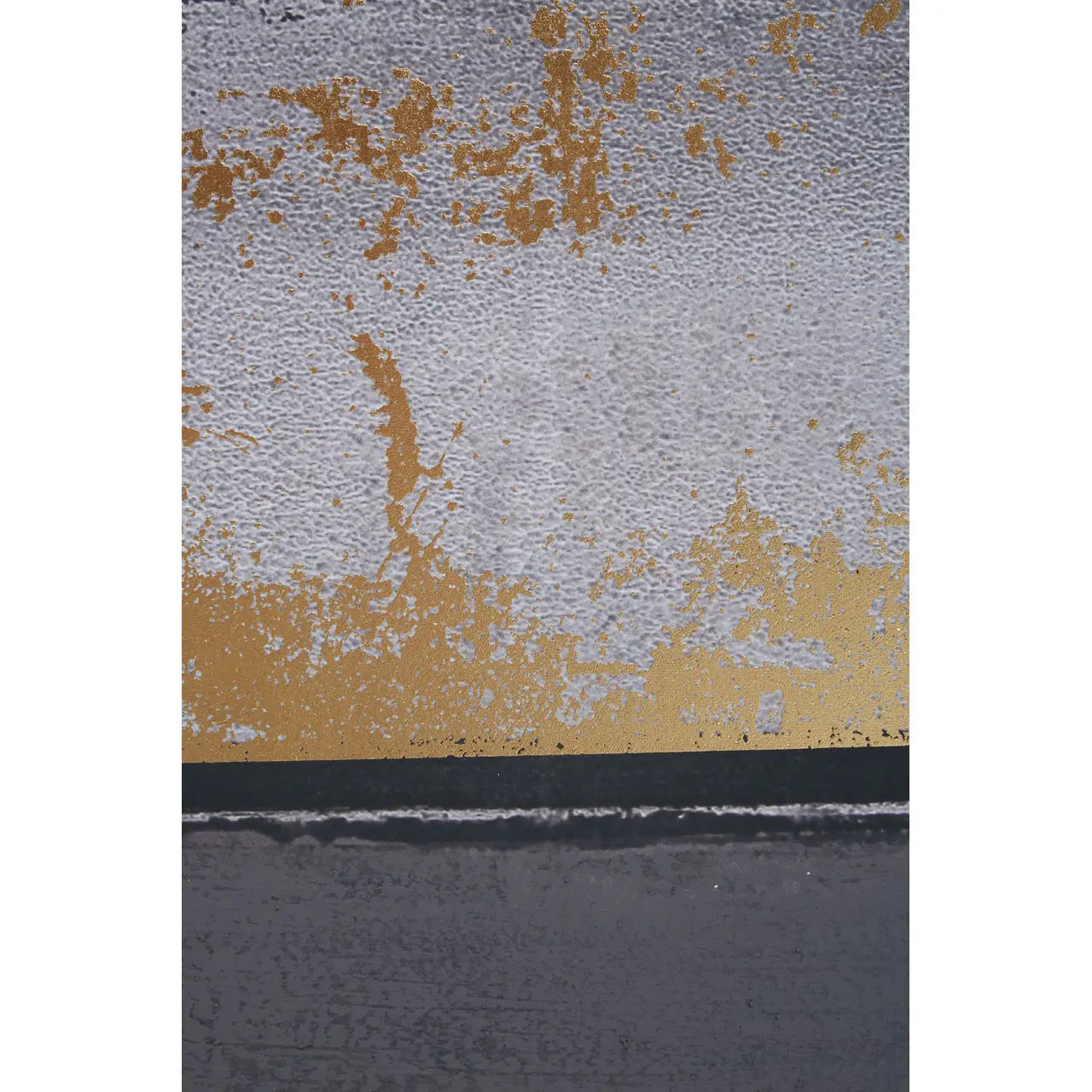 Astratto Grey and Gold Foil Wall Art