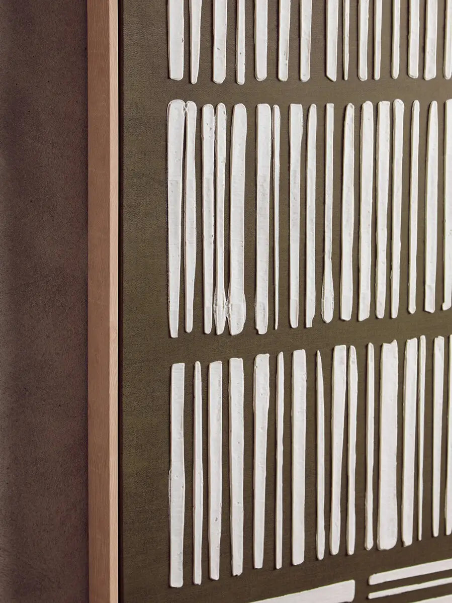 Astratto Green Textured Canvas Wall Art