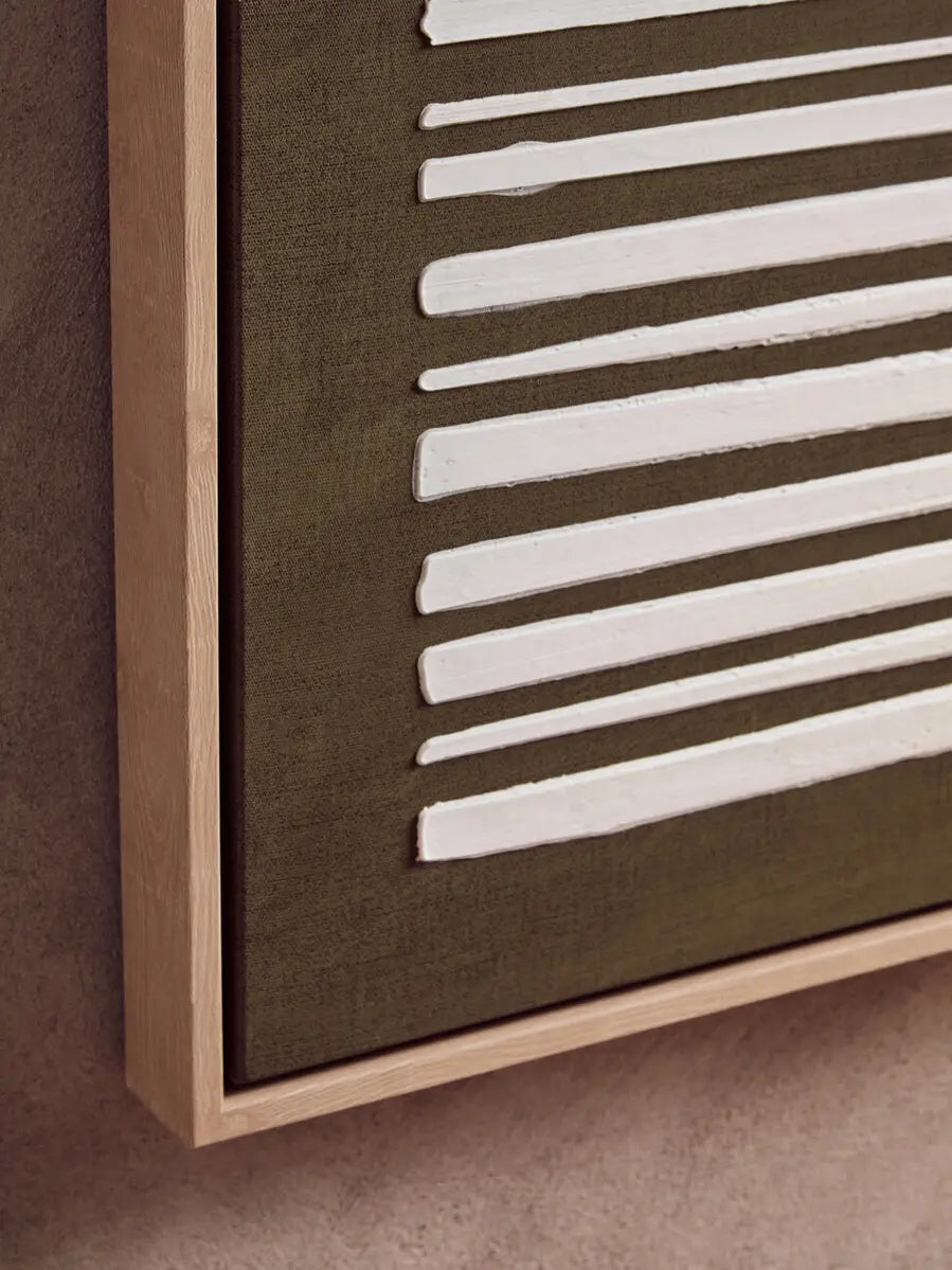 Astratto Green Textured Canvas Wall Art