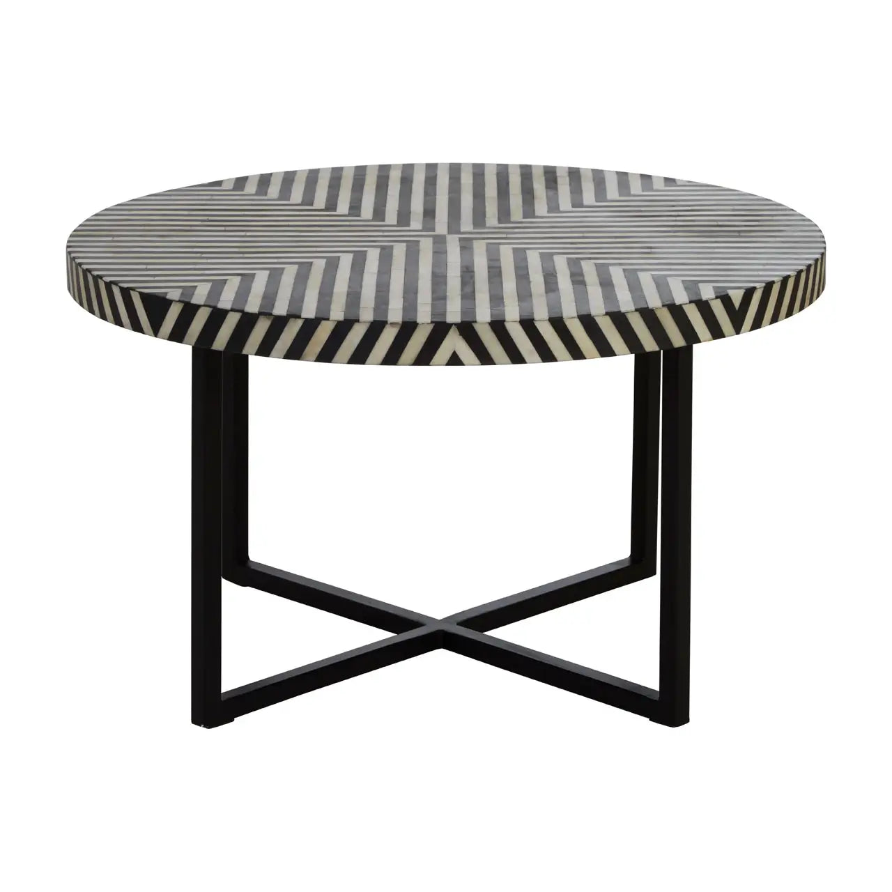 Boho Cross Base Coffee Table