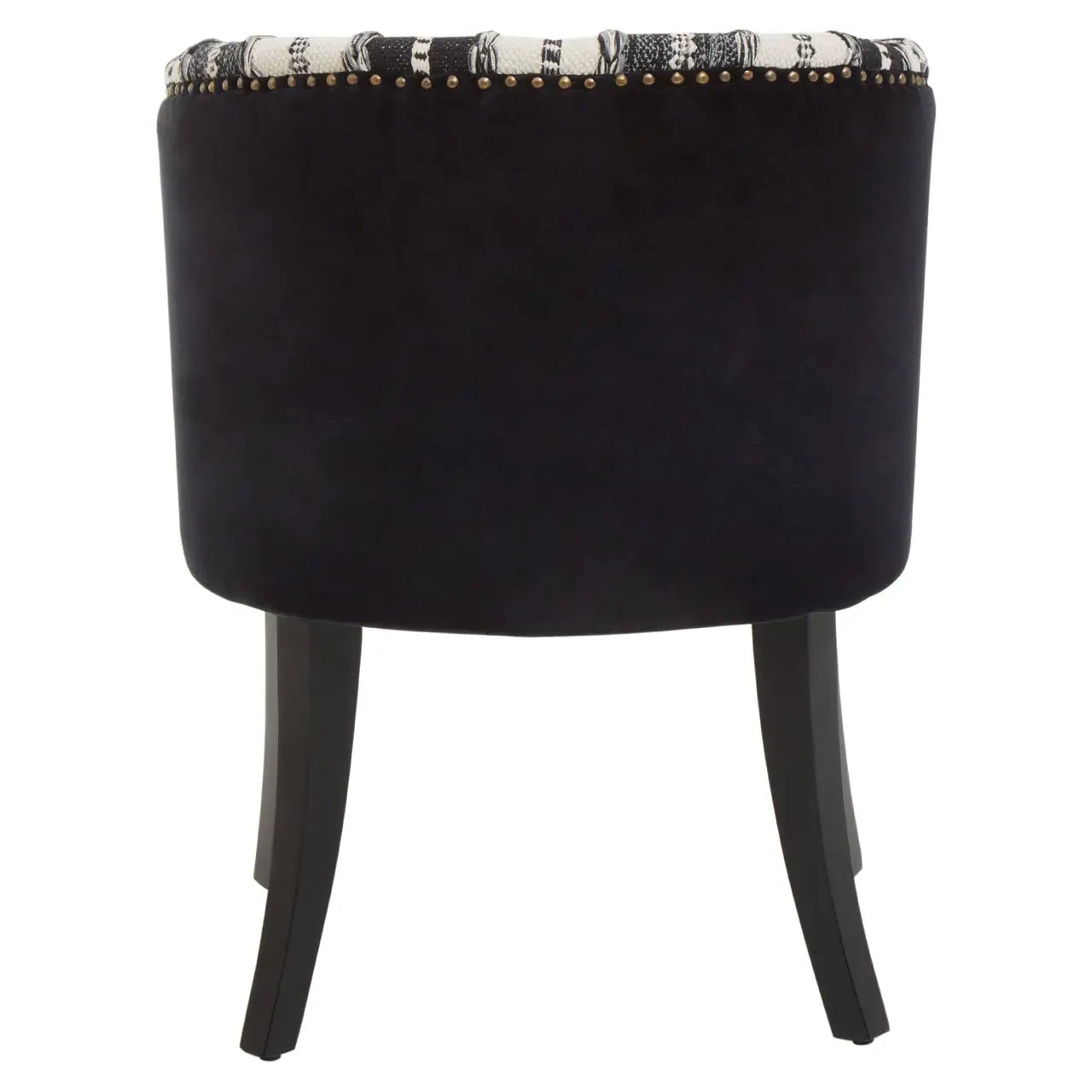 Cefena Black and White Chair