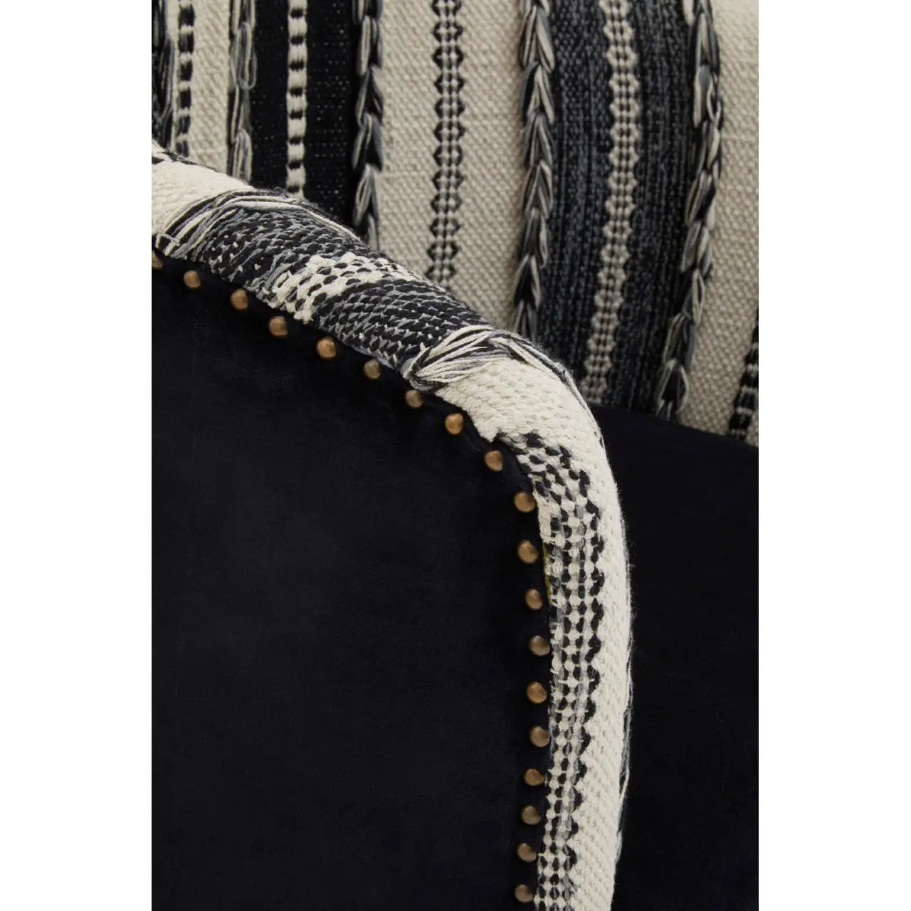 Cefena Black and White Chair