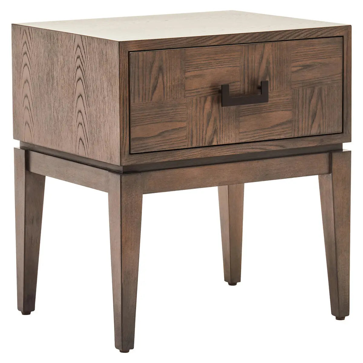 Dimaro One Drawer Antique Grey Side Table