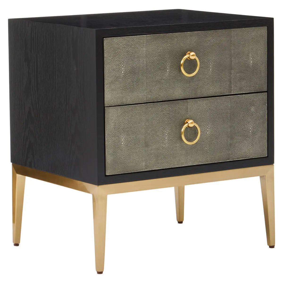 De Ruta Two Drawer Side Table