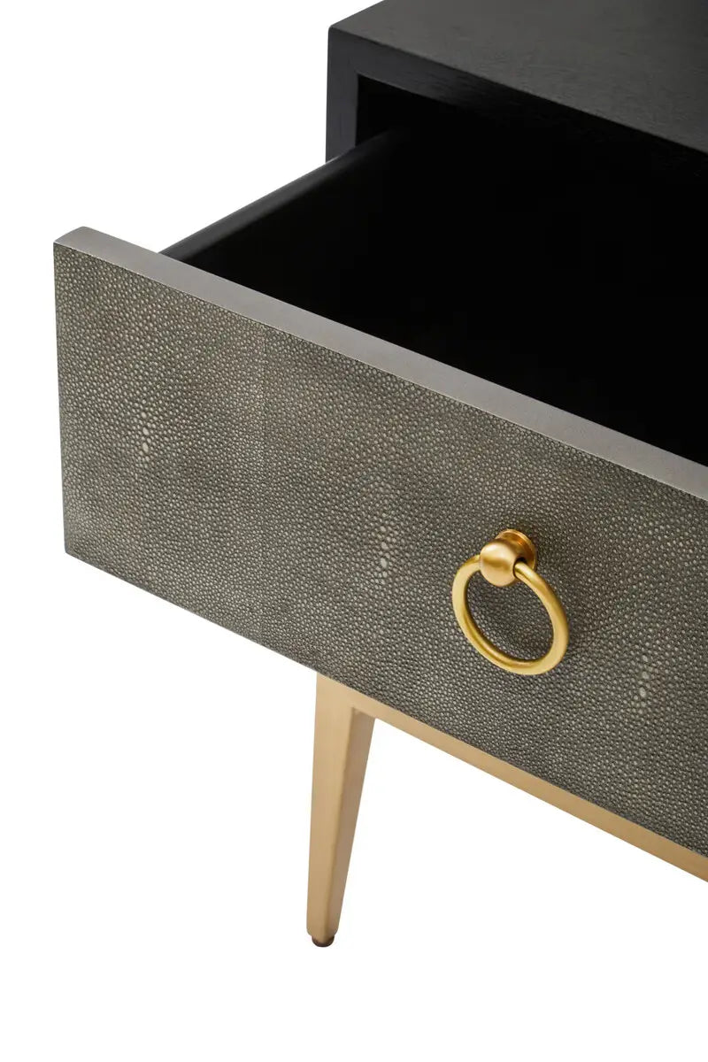 De Ruta Two Drawer Side Table