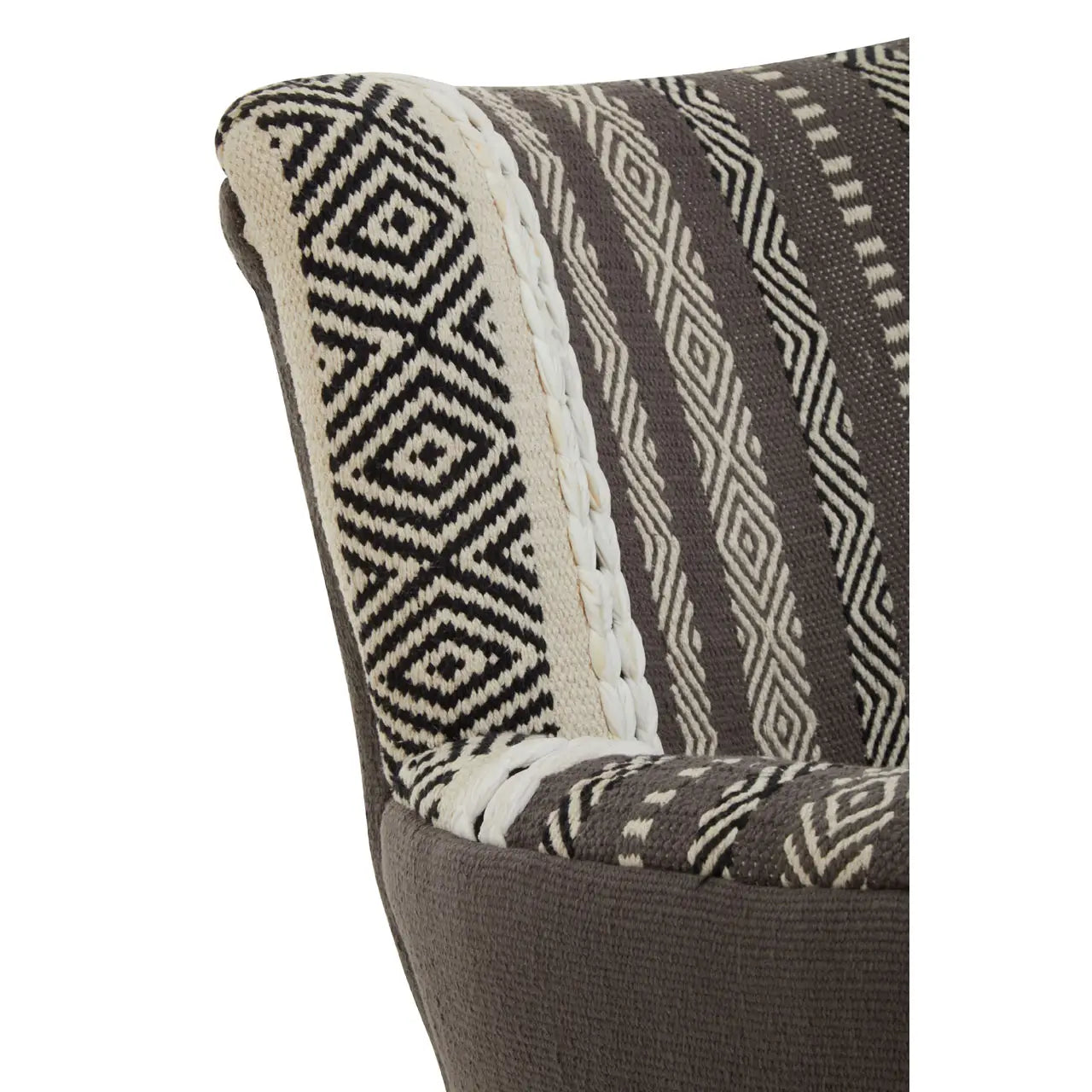 Cefena Grey And White Chair