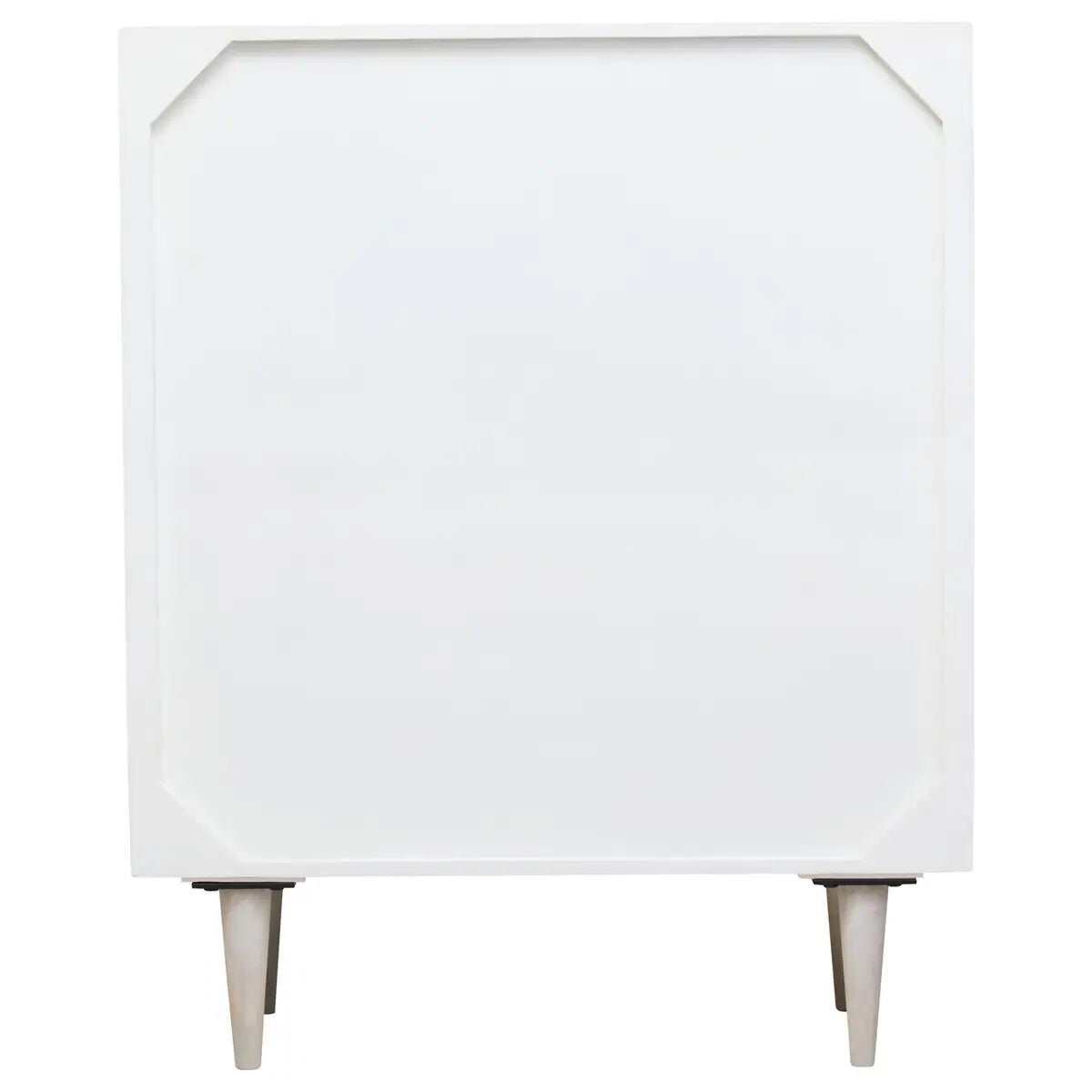 Sita Two Door Whitewash Abstract Cabinet