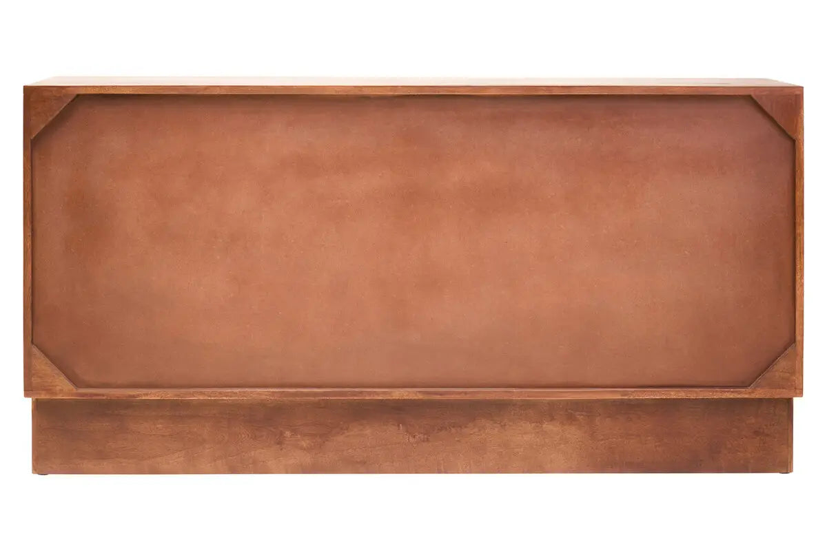Siva Four Door Mango Wood Hammered Sideboard