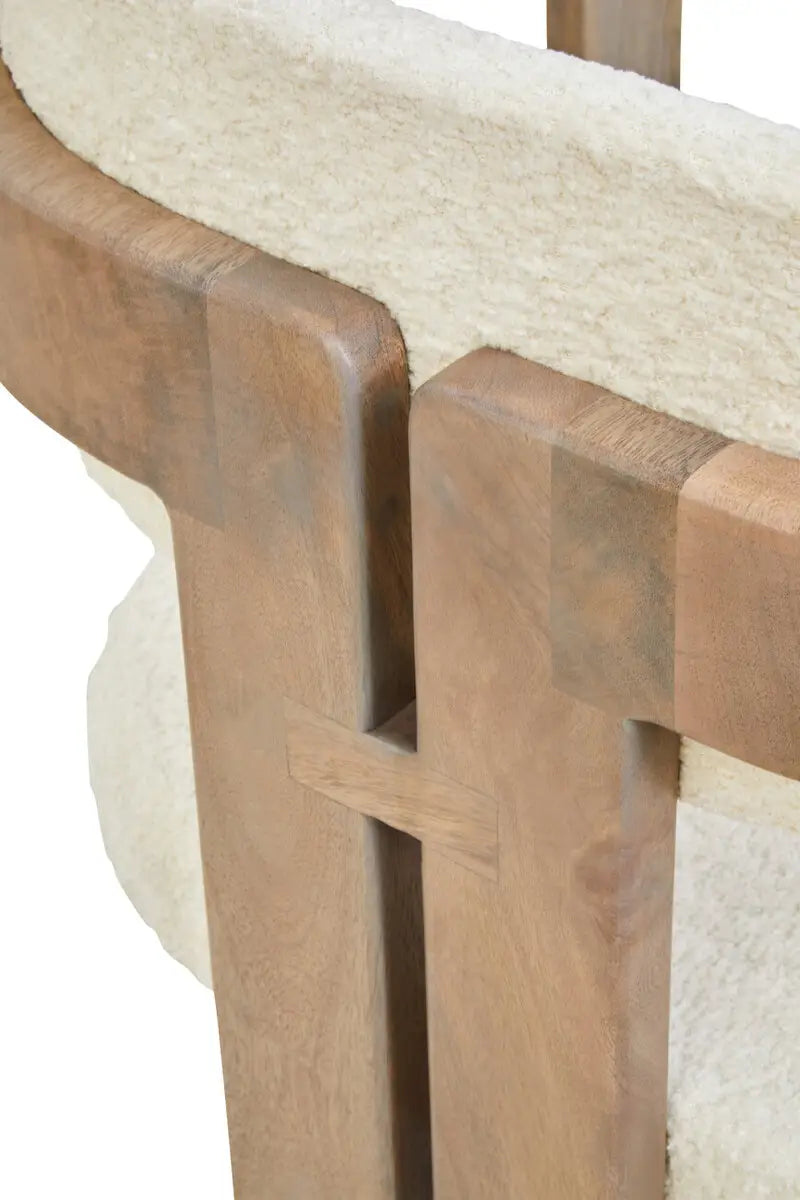 Torello Grey Mango Wood Chair