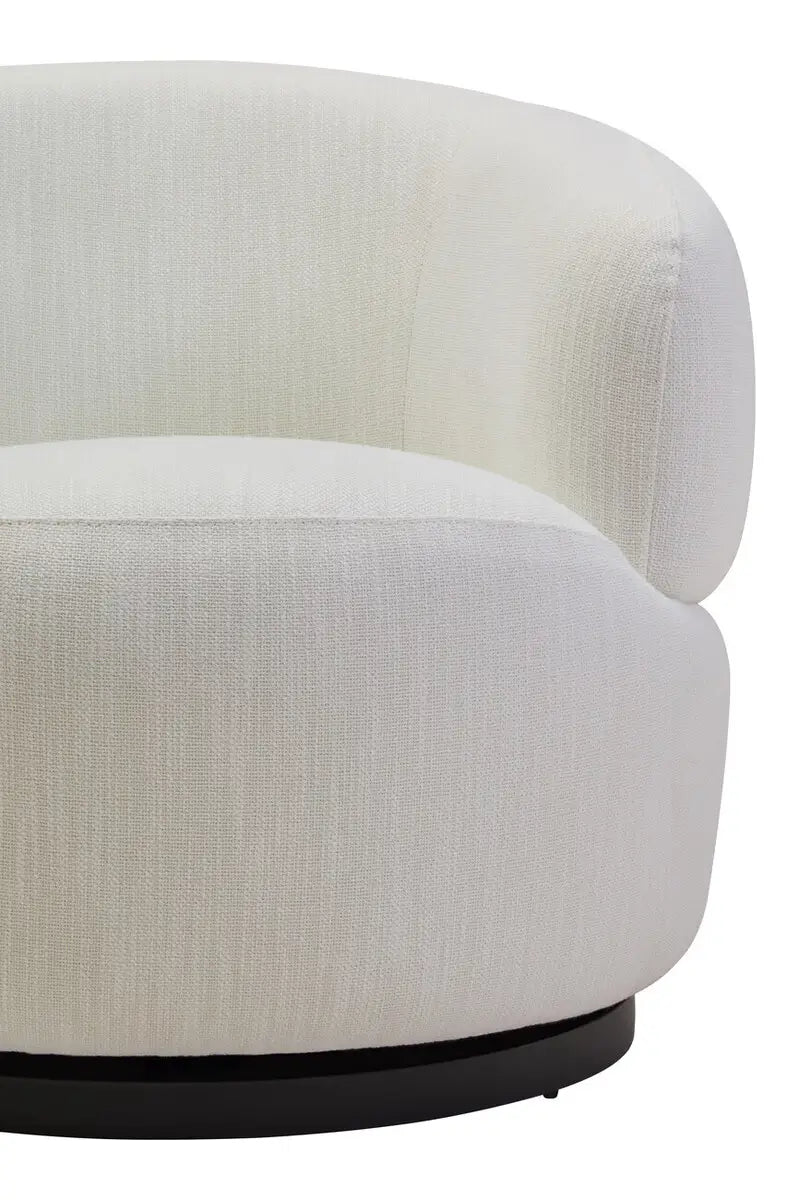 Bordo Cream Swivel Chair