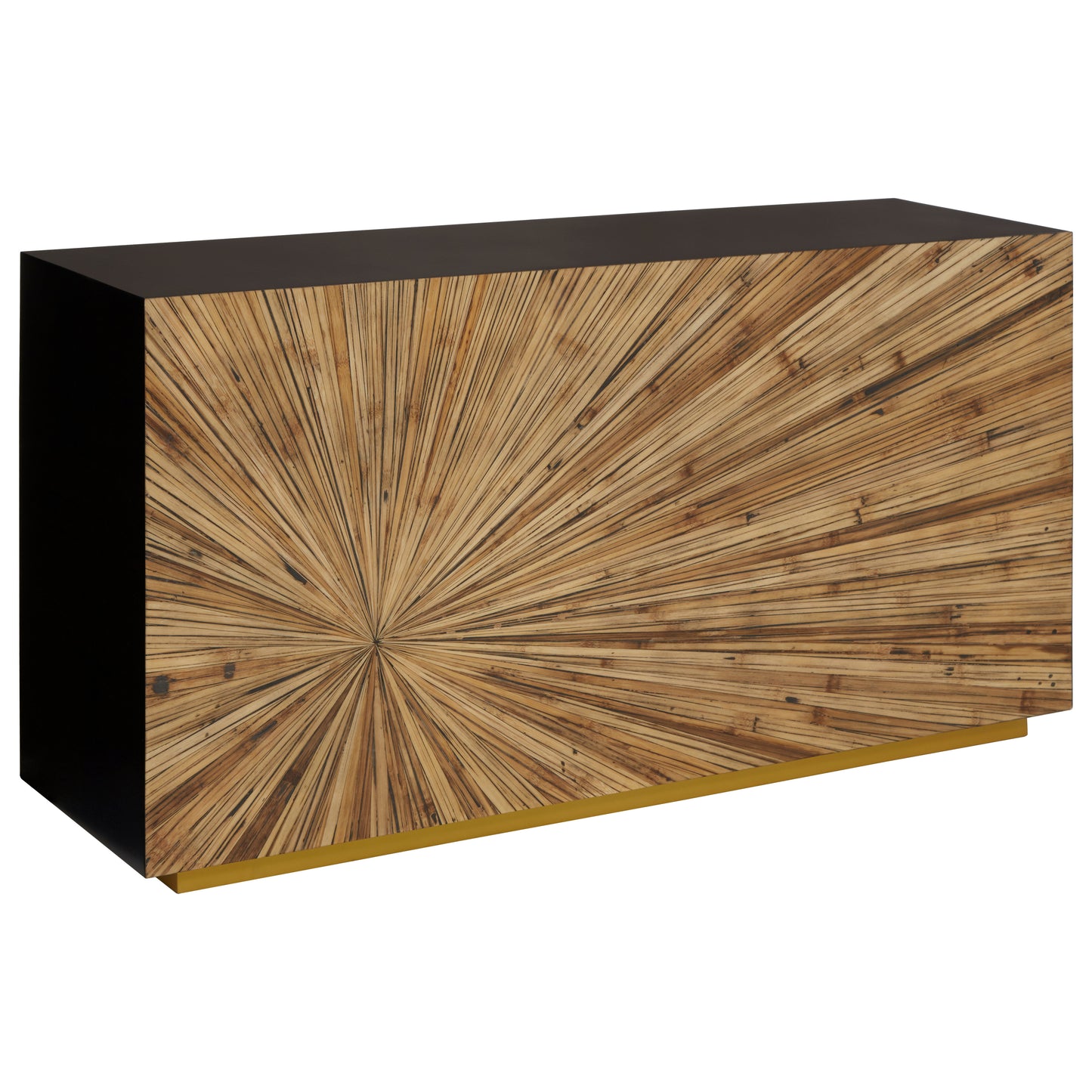 Ebony Bamboo Console Table