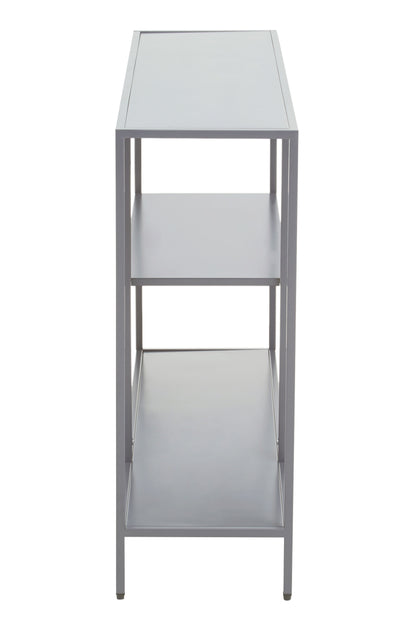 Straight to Grey Console Table