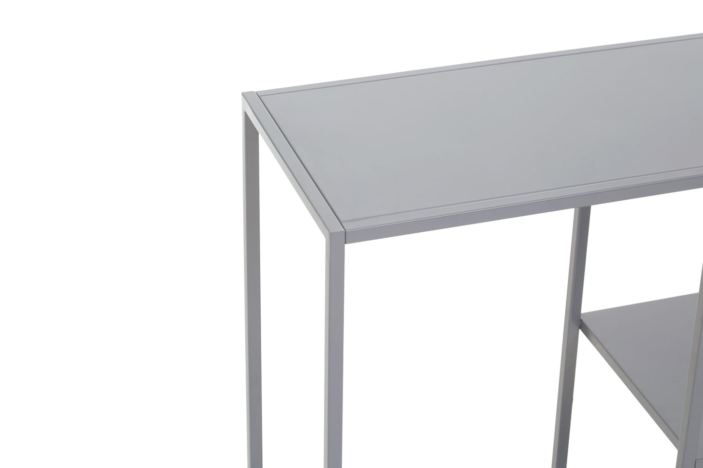 Straight to Grey Console Table