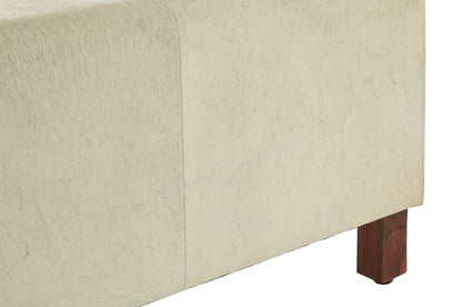 Kensington Cowhide Bench
