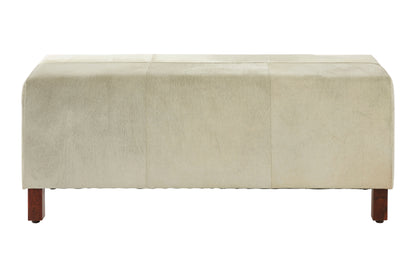 Kensington Cowhide Bench