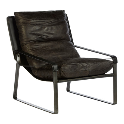 Hoxton Dark Brown Leather Chair