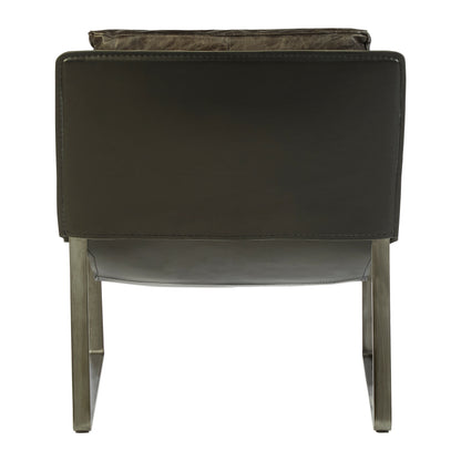 Hoxton Dark Brown Leather Chair