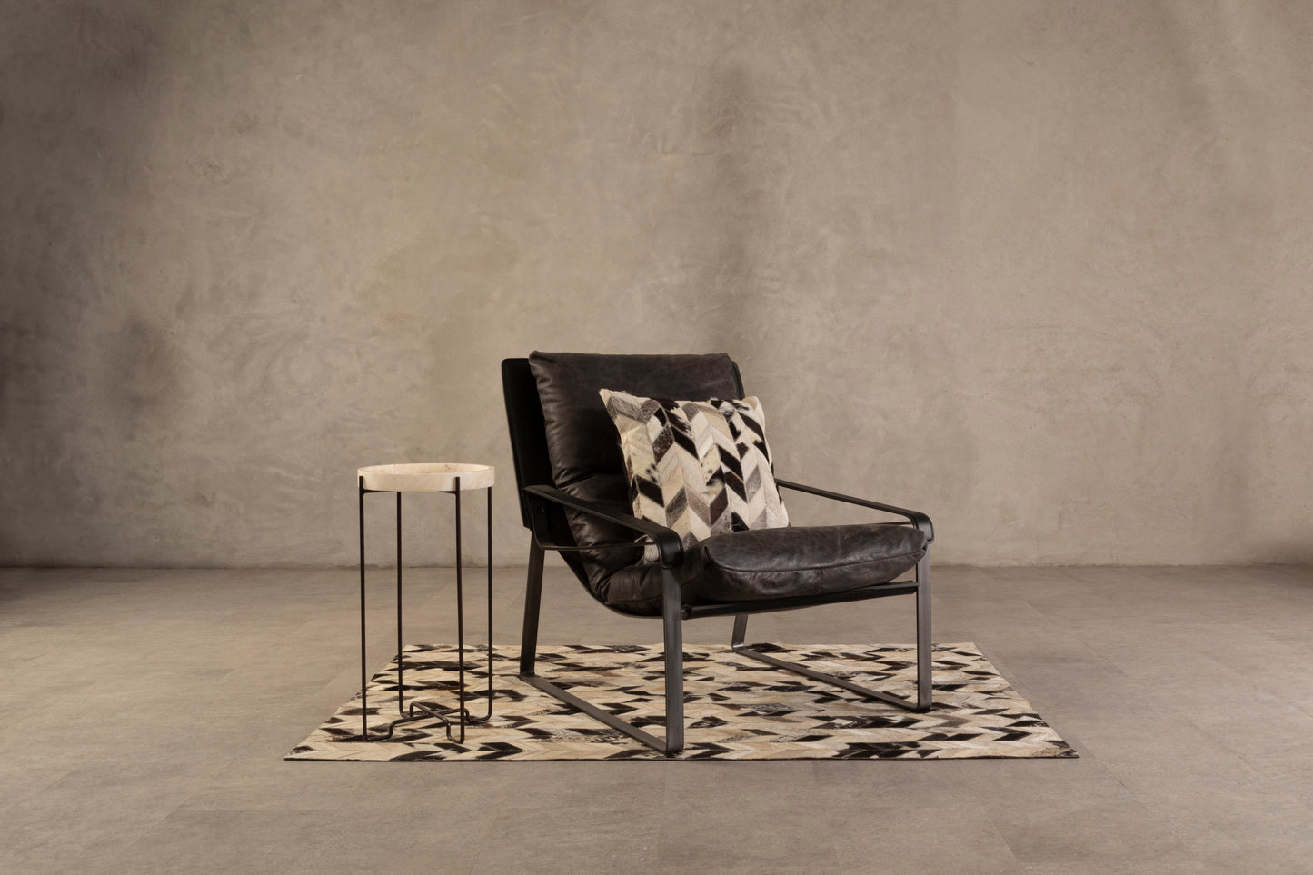 Hoxton Dark Brown Leather Chair