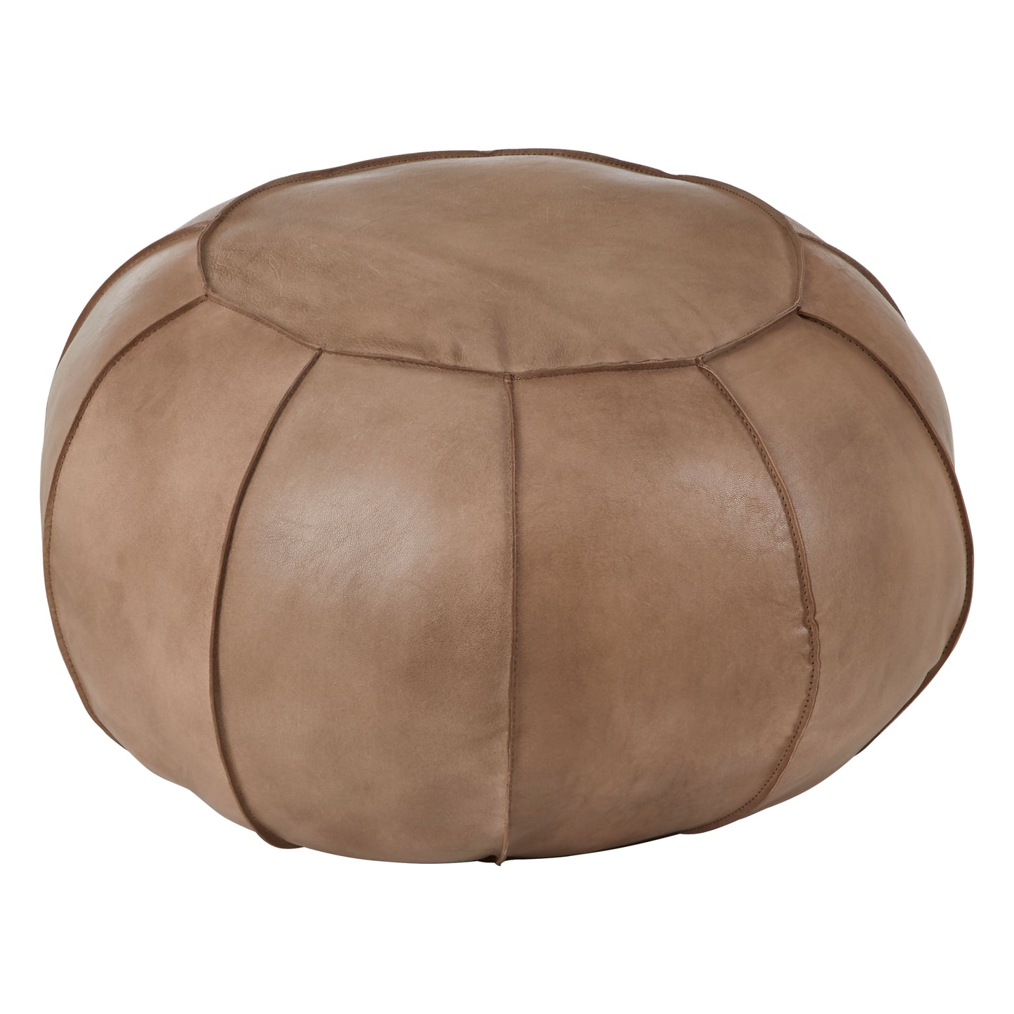 Pouffe Buffalo Grey Leather