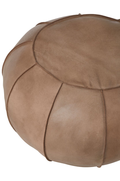 Pouffe Buffalo Grey Leather