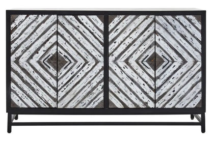 Lombok Four Door internal shelf storage Sideboard