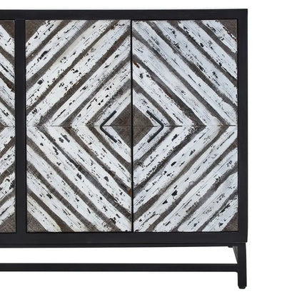 Lombok Four Door internal shelf storage Sideboard