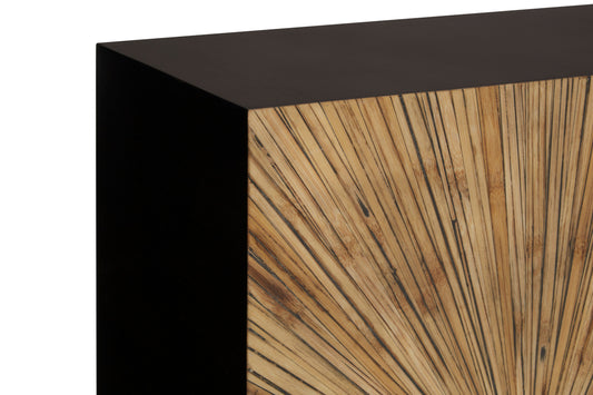 Ebony Bamboo Console Table