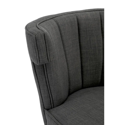 Oria Grey Polyester Dining Chair