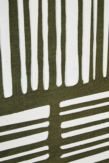 Astratto Green Textured Canvas Wall Art