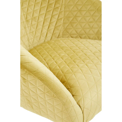 Tania Gold Velvet Occasional Chair