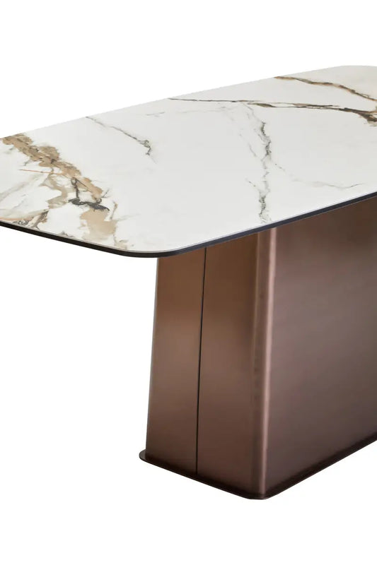 Imperia White Dining Table