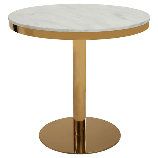 Azalea Round Marble Dining Table
