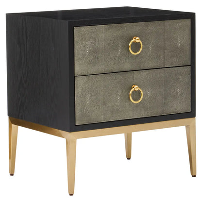 De Ruta Two Drawer Side Table