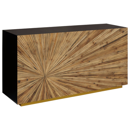 Ebony Bamboo Console Table